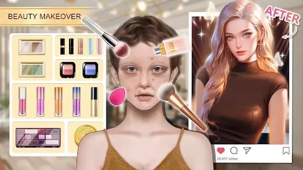 game trang điểm - Glam Makeup Salon