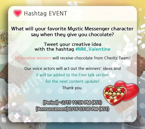 game valentine - Mystic Messenger